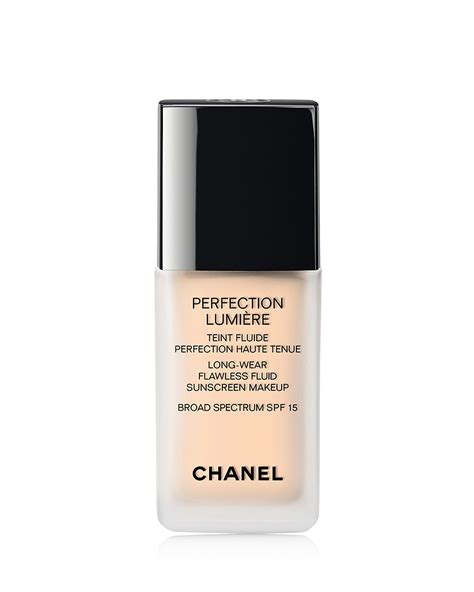 chanel long-wear flawless fluid makeup spf 10 review|Chanel Perfection Lumiere SPF 10 • Foundation Product Info.